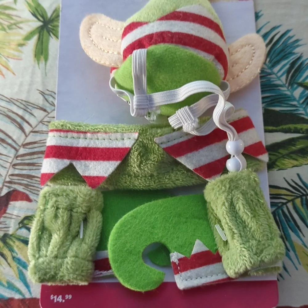 Petco Kitten elf costume XS 6 to 8 in new